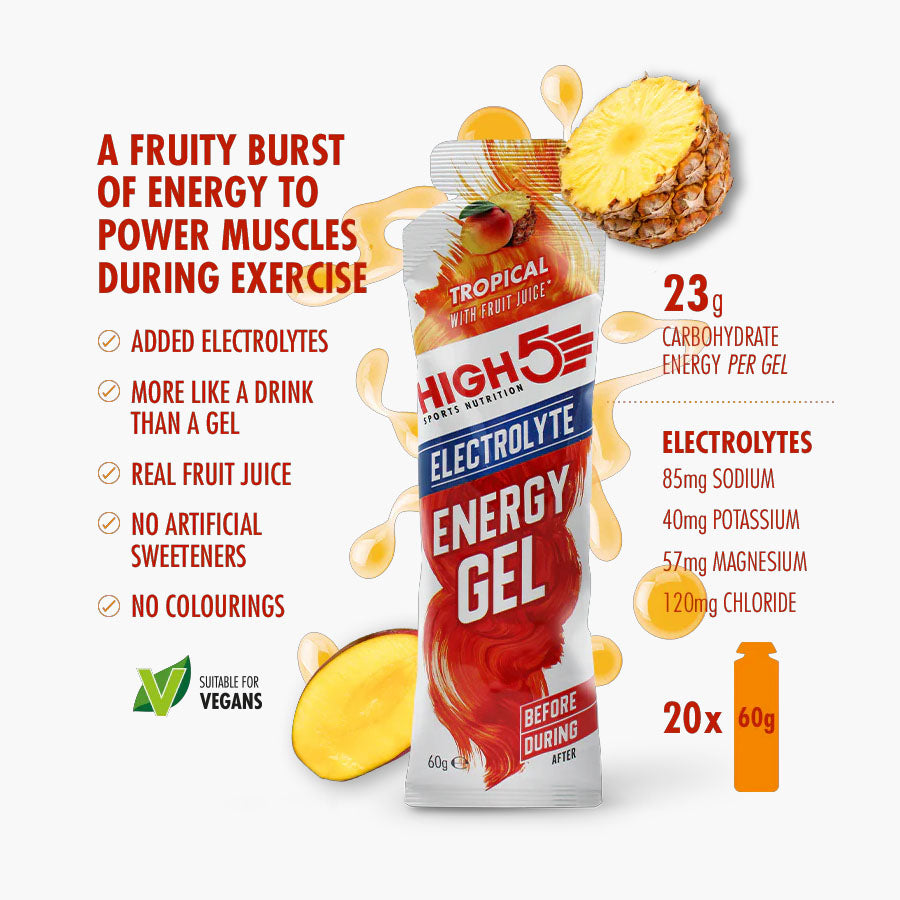 High5 - Energy Gel Electrolyte (20 pak)