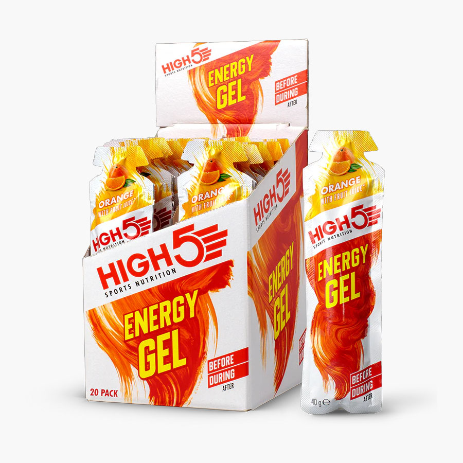 High5 energi gels med appelsin smag 20 pak